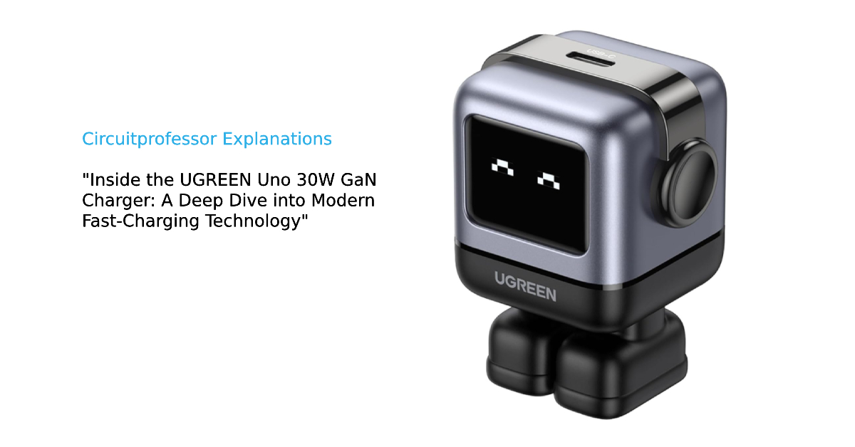 Inside the UGREEN Uno 30W GaN Charger: A Deep Dive into Modern Fast-Charging Technology